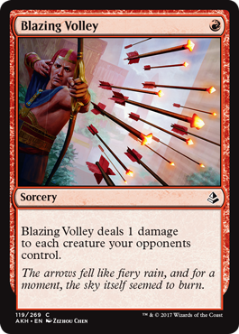 Blazing Volley (Amonkhet) Light Play