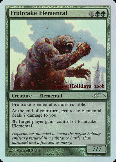 Fruitcake Elemental (Promos: Special Occasion) Medium Play Foil