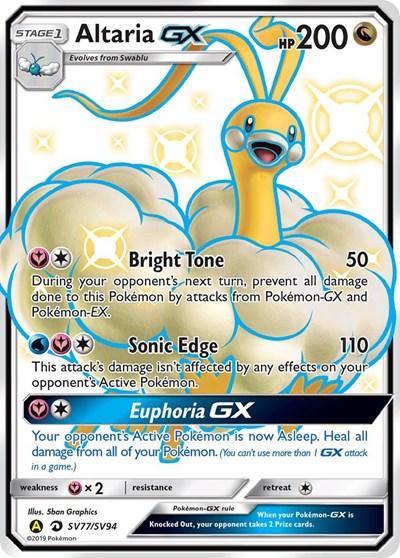 Altaria GX (Hidden Fates: Shiny Vault) Near Mint Holofoil