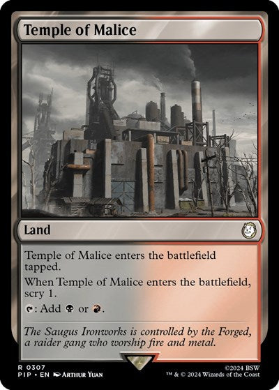Temple of Malice (Universes Beyond: Fallout) Light Play Foil