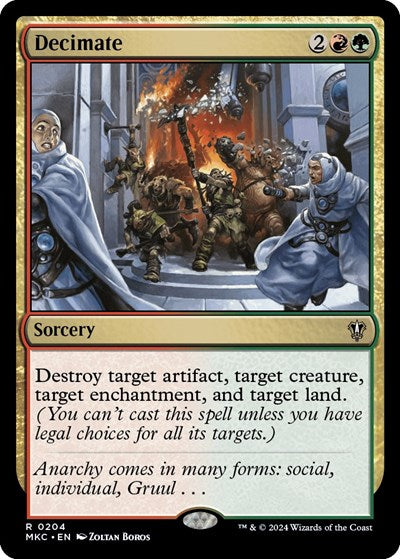Decimate (Commander: Murders at Karlov Manor) Near Mint