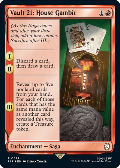 Vault 21: House Gambit (Surge Foil) (Universes Beyond: Fallout) Near Mint Foil