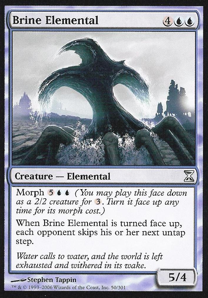 Brine Elemental (Time Spiral) Light Play Foil