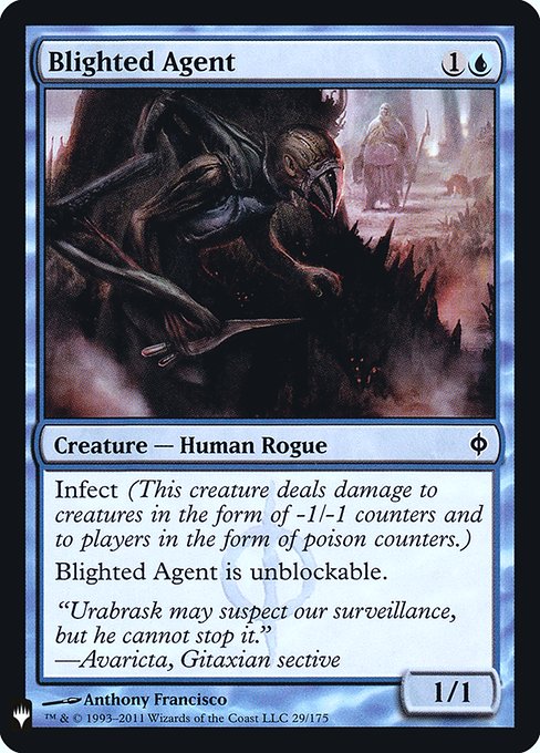 Blighted Agent (Mystery Booster Retail Edition Foils) Medium Play Foil