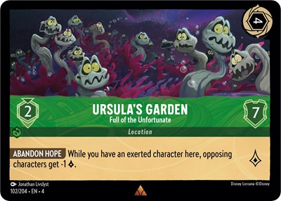 Ursula's Garden - Full of the Unfortunate (Ursula's Return) Near Mint Cold Foil