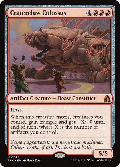 Craterclaw Colossus|1|0|0.00