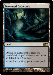 Drowned Catacomb (Magic 2010 Core Set) Medium Play Foil