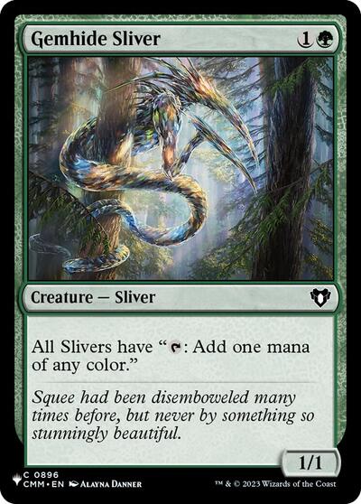 Gemhide Sliver (CMM) (The List) Near Mint