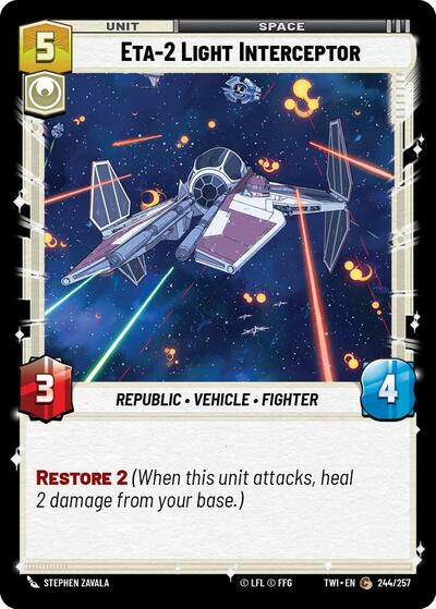 ETA-2 Light Interceptor (Twilight of the Republic) Near Mint Foil