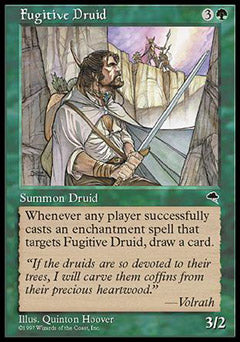 Fugitive Druid (Tempest) Light Play