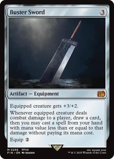 Buster Sword (Universes Beyond: FINAL FANTASY) Near Mint Foil