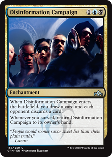 Disinformation Campaign (Guilds of Ravnica) Light Play Foil