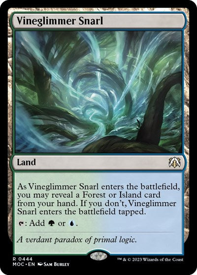 Vineglimmer Snarl (Commander: March of the Machine) Near Mint