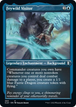 Feywild Visitor (Etched Foil) (Commander Legends: Battle for Baldur's Gate) Near Mint Foil