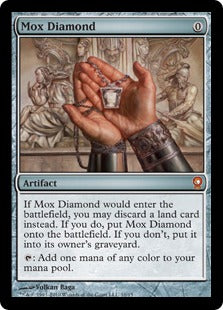 Mox Diamond (From the Vault: Relics) Light Play Foil