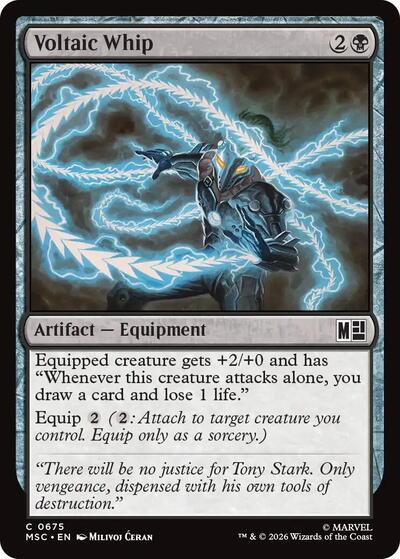 Voltaic Whip (Commander: Marvel Super Heroes) Near Mint