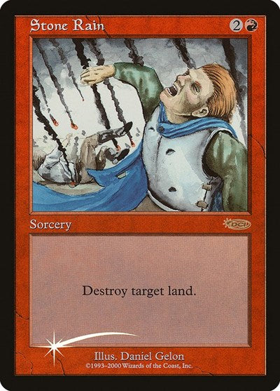 Stone Rain (Promos: FNM) Medium Play Foil