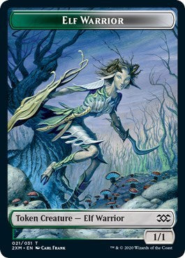 Elf Warrior Token (Double Masters) Near Mint