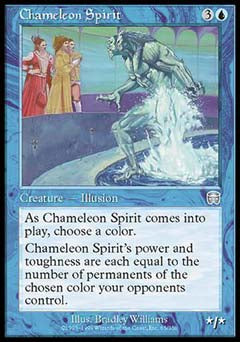 Chameleon Spirit (Mercadian Masques) Medium Play