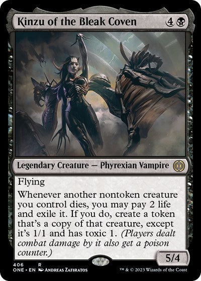 Kinzu of the Bleak Coven (Phyrexia: All Will Be One) Light Play