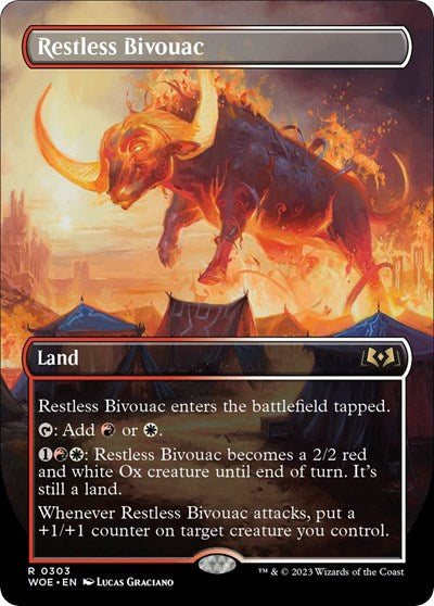 Restless Bivouac (Borderless) (Wilds of Eldraine) Near Mint