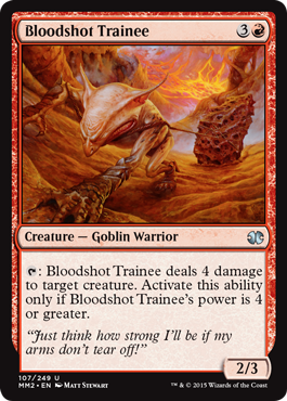 Bloodshot Trainee (Modern Masters 2015) Near Mint Foil