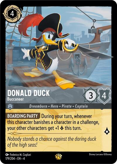 Donald Duck - Buccaneer (Ursula's Return) Near Mint
