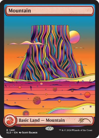 Mountain (1481) (Secret Lair) Near Mint