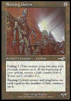 Rusting Golem (Nemesis) Near Mint Foil
