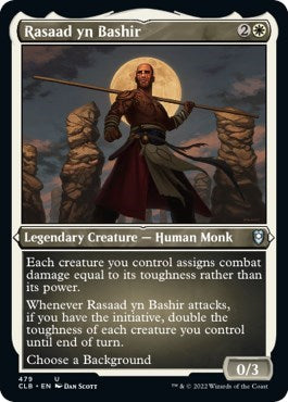 Rasaad yn Bashir (Etched Foil) (Commander Legends: Battle for Baldur's Gate) Near Mint Foil