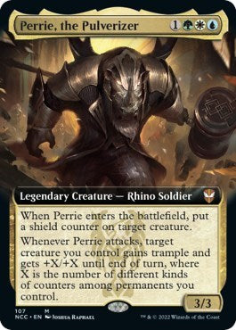 Perrie, the Pulverizer (Extended Art) (Commander: Streets of New Capenna) Near Mint Foil