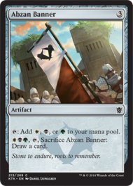 Abzan Banner (Khans of Tarkir) Near Mint
