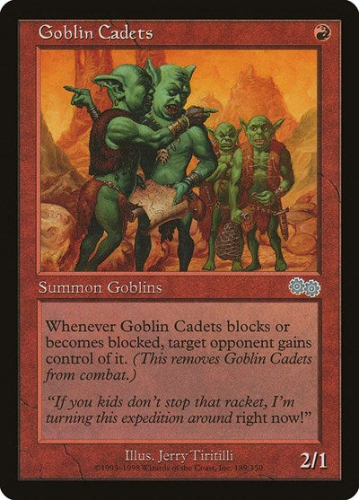 Goblin Cadets (Urza's Saga) Medium Play