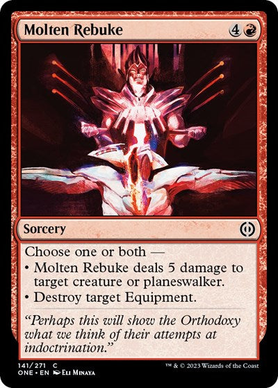 Molten Rebuke (Phyrexia: All Will Be One) Near Mint