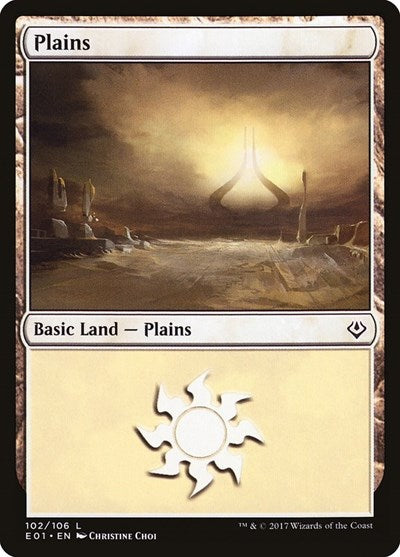 Plains (102) (Archenemy: Nicol Bolas) Near Mint