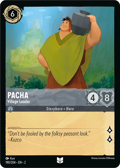 Pacha - Village Leader (Rise of the Floodborn) Near Mint Cold Foil