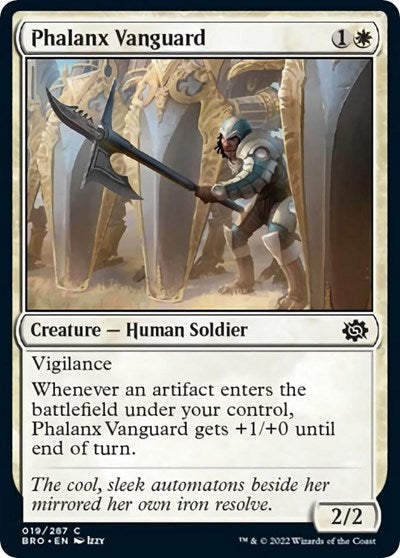 Phalanx Vanguard (The Brothers' War) Light Play Foil