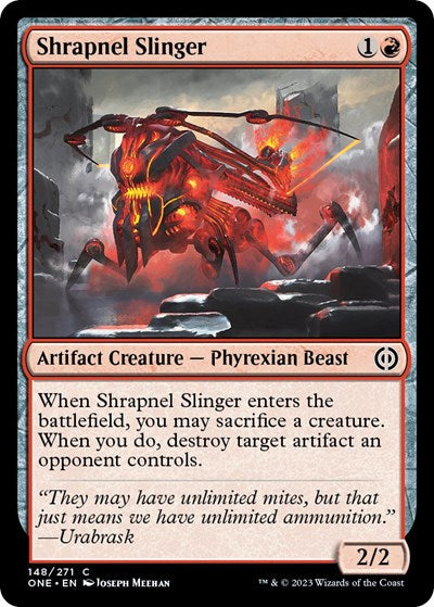 Shrapnel Slinger (Phyrexia: All Will Be One) Near Mint