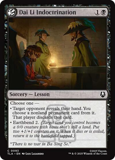 Dai Li Indoctrination (Avatar: The Last Airbender) Medium Play