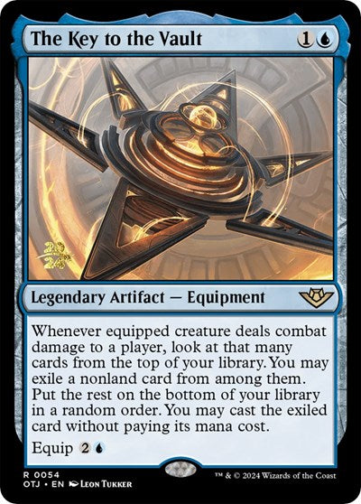 The Key to the Vault (Promos: Prerelease Cards) Light Play Foil