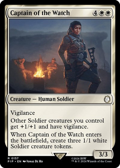 Captain of the Watch (Universes Beyond: Fallout) Near Mint Foil