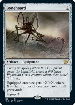 Bonehoard (Commander: Kamigawa: Neon Dynasty) Light Play