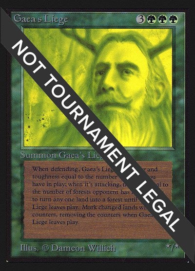 Gaea's Liege (IE) (International Edition) Near Mint
