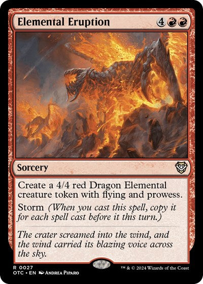 Elemental Eruption (Commander: Outlaws of Thunder Junction) Light Play