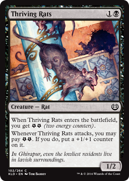 Thriving Rats (Kaladesh) Near Mint Foil