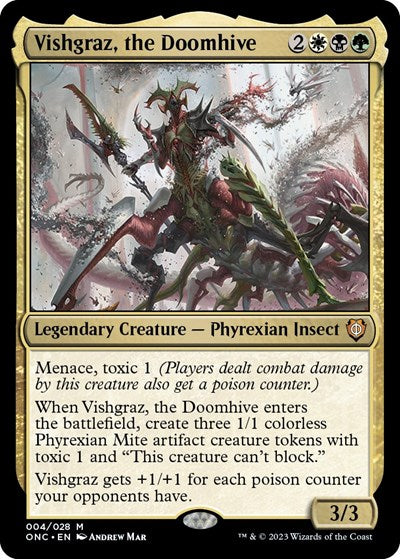 Vishgraz, the Doomhive (Commander: Phyrexia: All Will Be One) Light Play