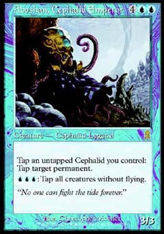 Aboshan, Cephalid Emperor (Odyssey) Damaged / Poor Foil