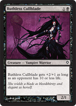 Ruthless Cullblade (Worldwake) Medium Play Foil
