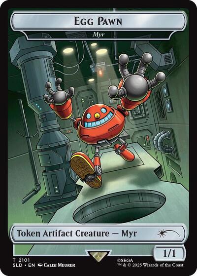 Egg Pawn - Myr Token (Secret Lair) Near Mint