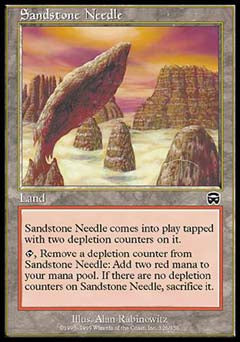 Sandstone Needle (Mercadian Masques) Heavy Play